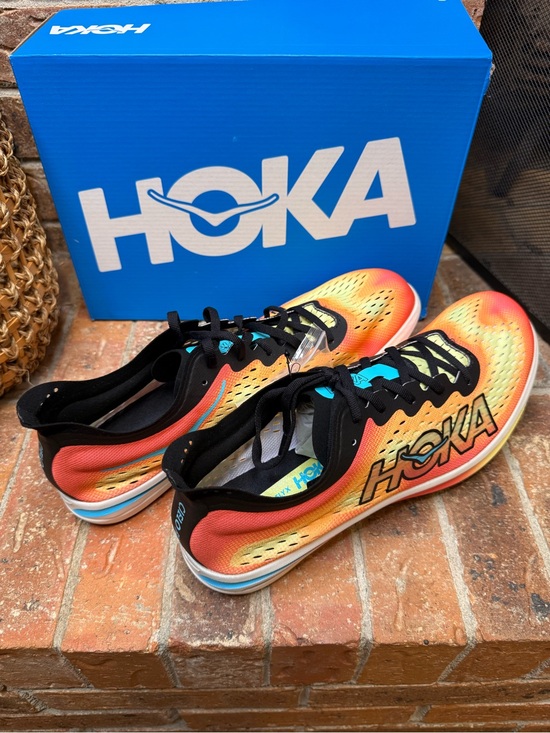 HOKA Cielo FlyX Track Spikes Men’s 13 VYZ Sprint Racing Shoes 1151990 NWT main image 11